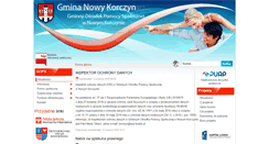 Desktop Screenshot of gops.nowykorczyn.pl